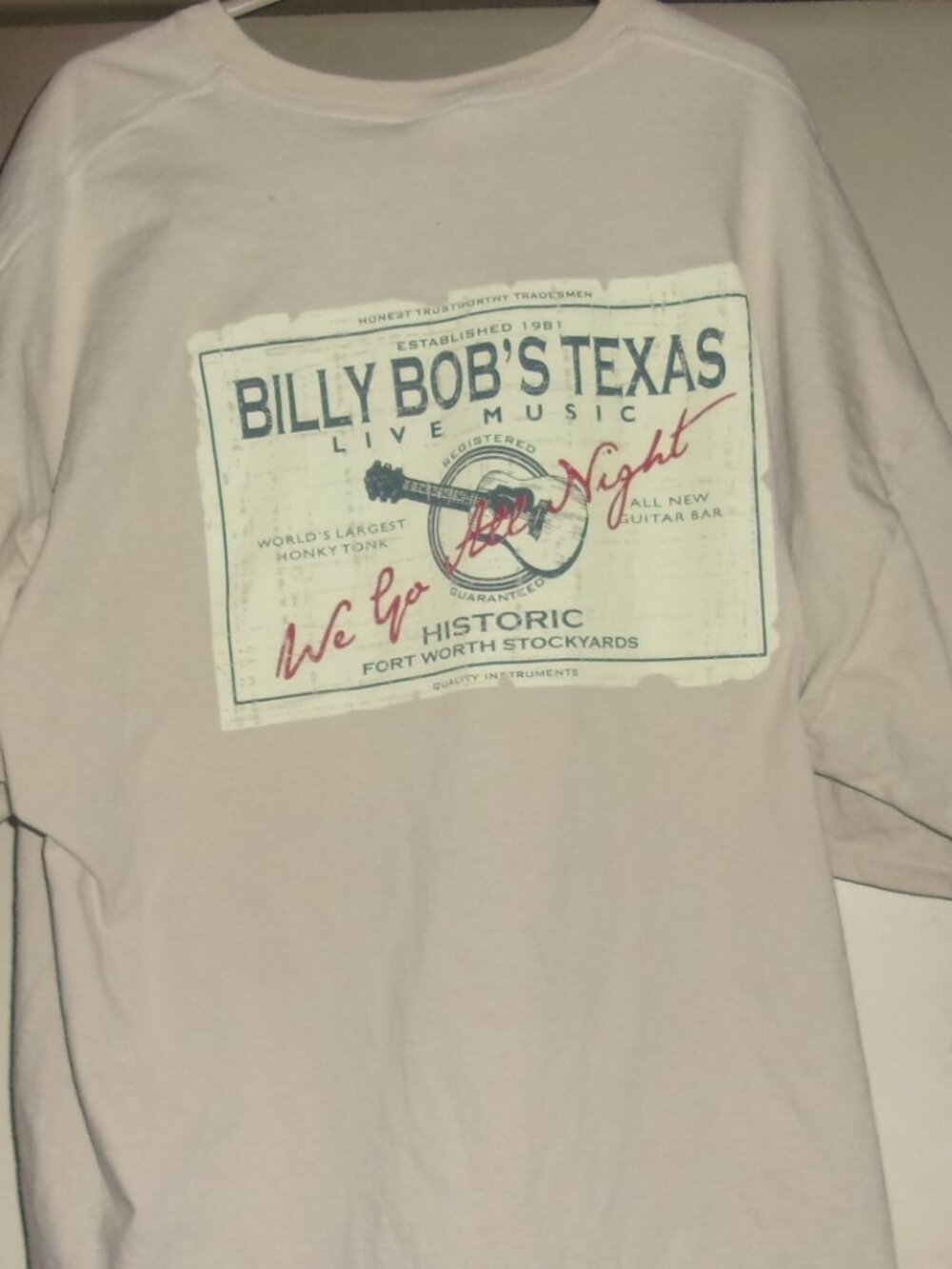 Gildan Ultra Cotton Billy Bob's Texas Live Music Mens Shirt 3XL